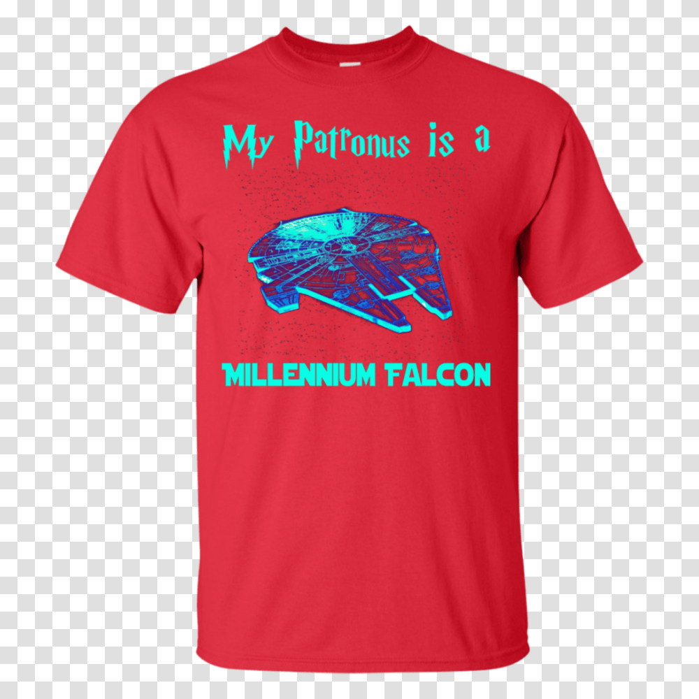 Harry Potter Star Wars Shirts My Patronus Is A Millennium Falcon, Apparel, T-Shirt, Sleeve Transparent Png