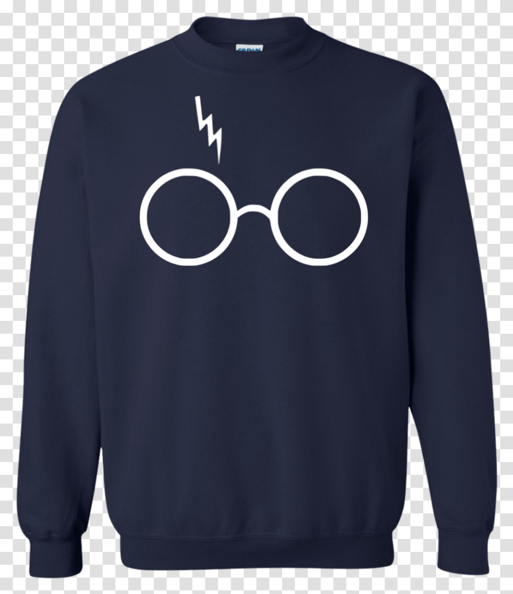 Harry Potter Sweater Lightning Glasses Rick And Morty Cloth, Clothing, Apparel, Sleeve, Sweatshirt Transparent Png