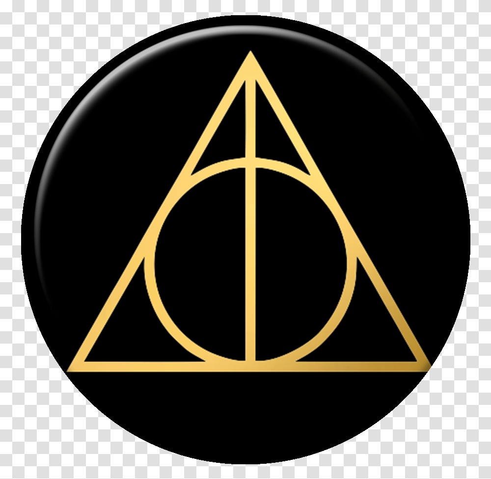 Harry Potter Symbols Deathly Hallows Symbol Gif, Triangle, Lamp, Pattern Transparent Png