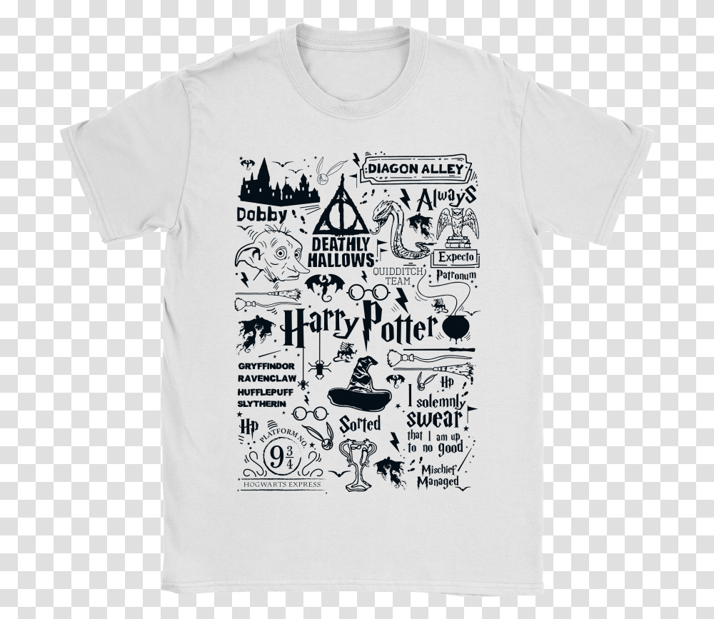 Harry Potter The Life In Hogwarts Shirts Chargers Football T Shirts, Apparel, T-Shirt Transparent Png