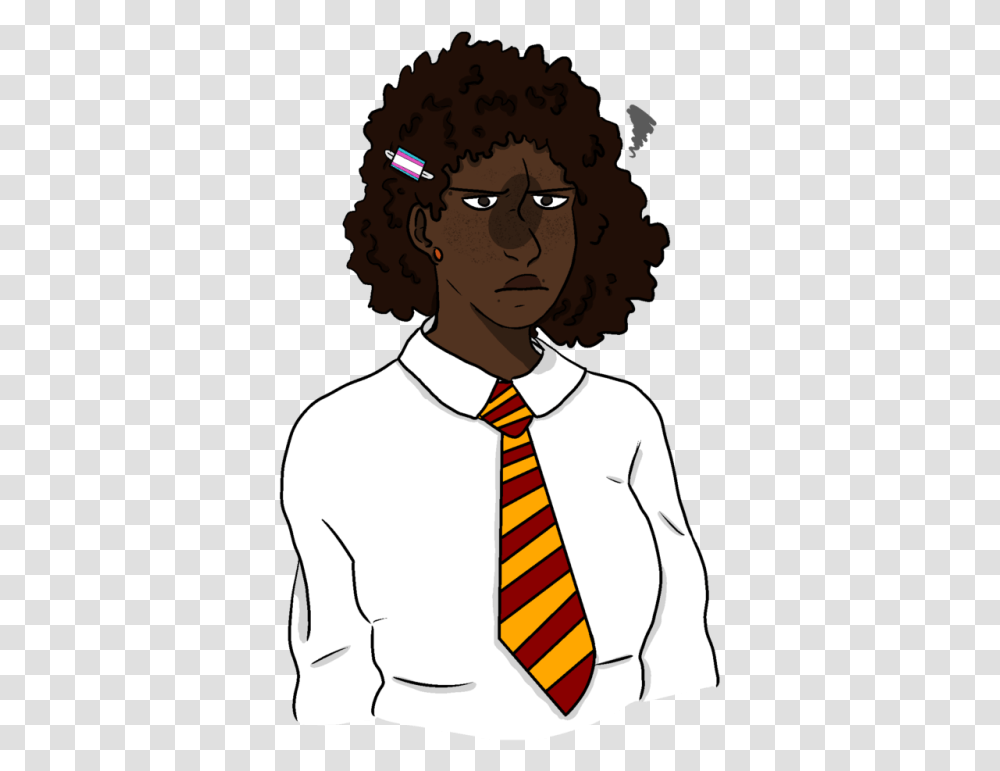 Harry Potter Tie Clipart Cartoon, Hair, Accessories, Accessory, Person Transparent Png