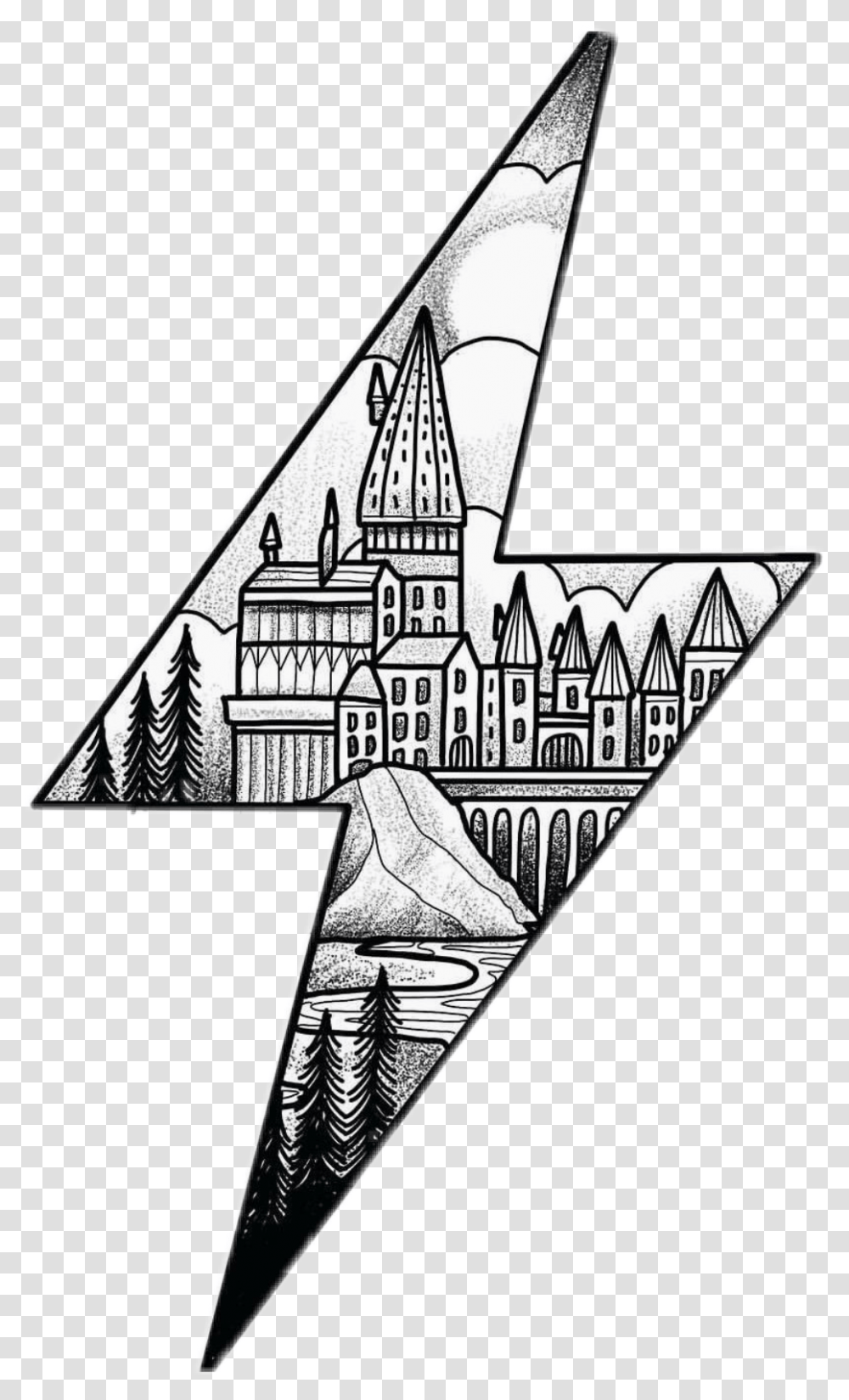 Harry Potter Tumblr, Drawing, Triangle, Plant Transparent Png