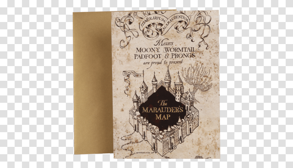 Harry Potter Wallpaper Marauders Map, Novel, Book, Advertisement Transparent Png
