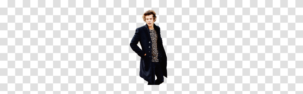Harry Styles, Apparel, Overcoat, Person Transparent Png