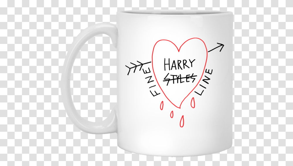 Harry Styles Fine Line Funny Heart Mug Cup Coffee 11 Oz 15 Serveware, Coffee Cup Transparent Png