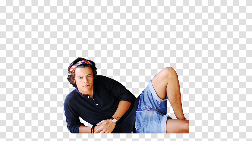 Harry Styles In A Movie Tumblr, Person, Sitting, Man Transparent Png
