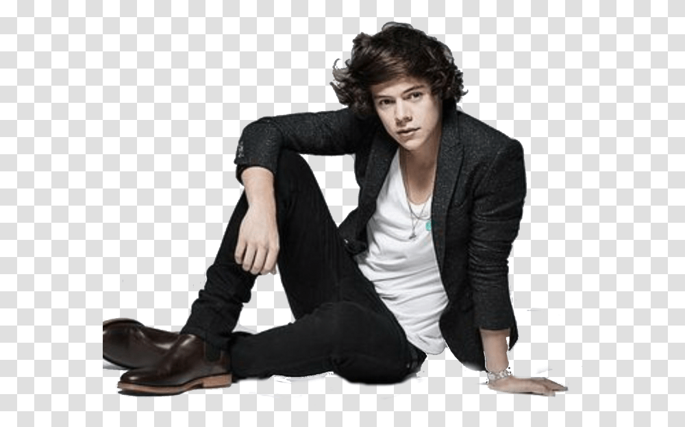 Harry Styles Miley Cyrus, Sleeve, Long Sleeve, Sitting Transparent Png