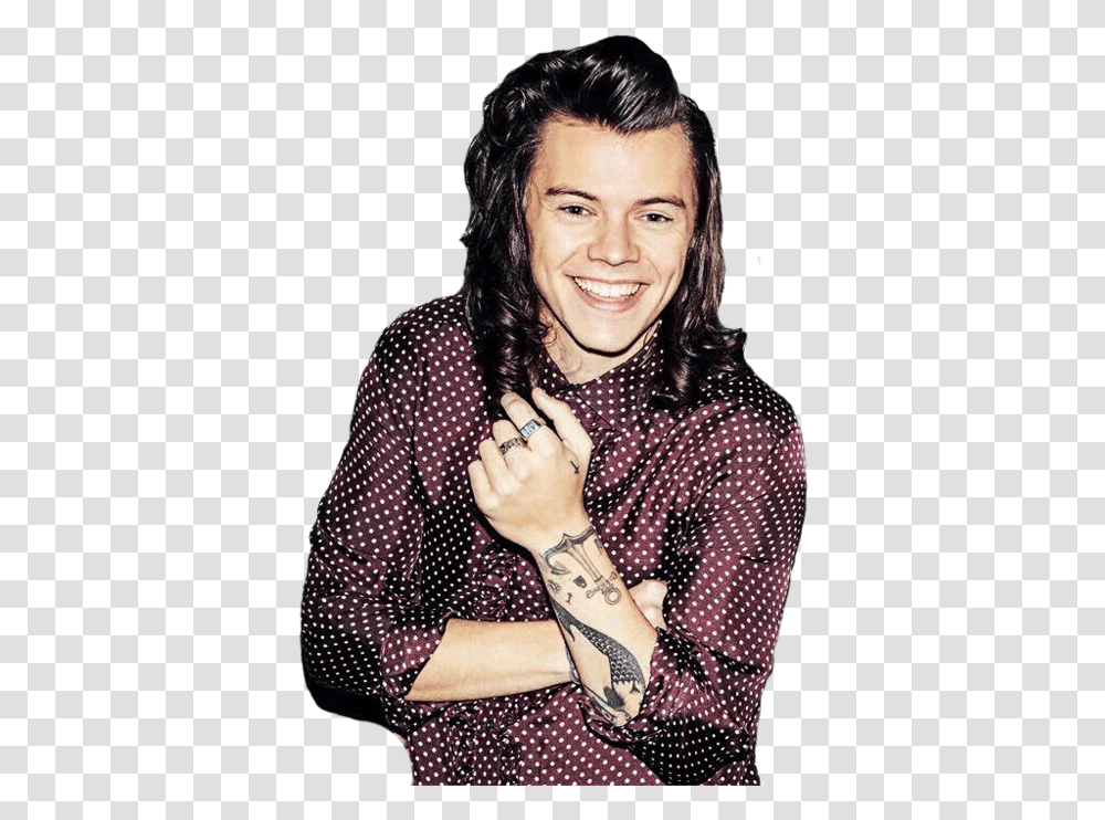 Harry Styles One Direction, Skin, Face, Person, Tattoo Transparent Png