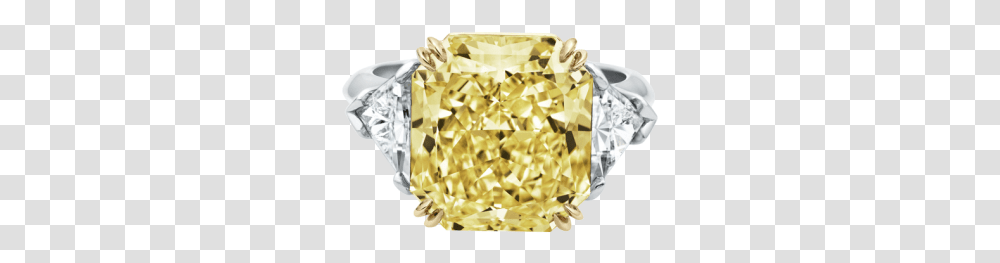 Harry Winston 3 Stone Yellow Diamond, Gemstone, Jewelry, Accessories, Accessory Transparent Png