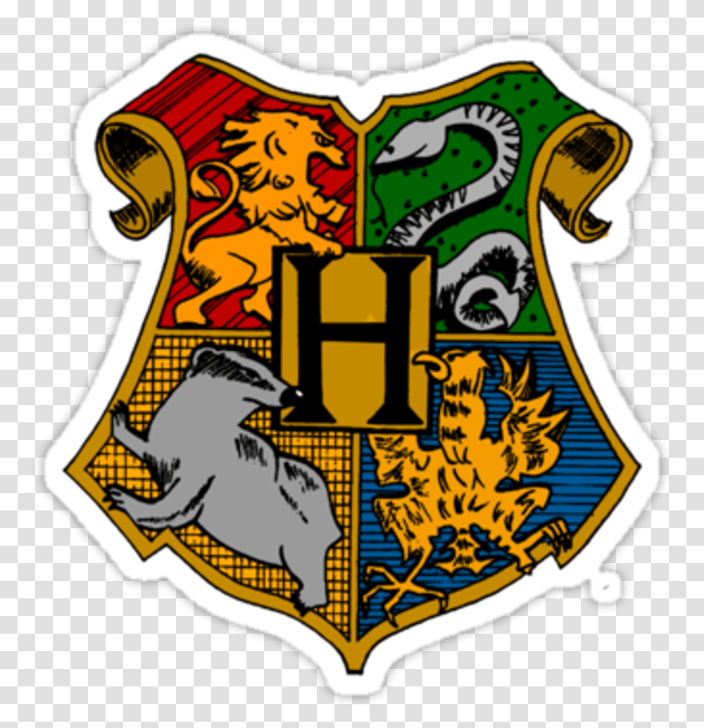 Harrypotter Hogwarts Hogwartshouses Gryffindor Harry Potter Stickers Hogwarts, Logo, Trademark, Badge Transparent Png