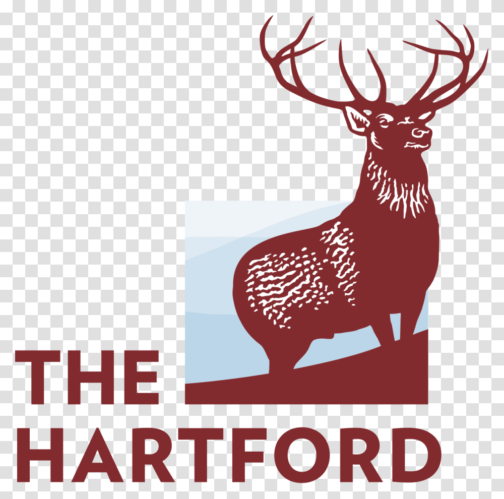 Hartford Insurance Logo, Elk, Deer, Wildlife, Mammal Transparent Png