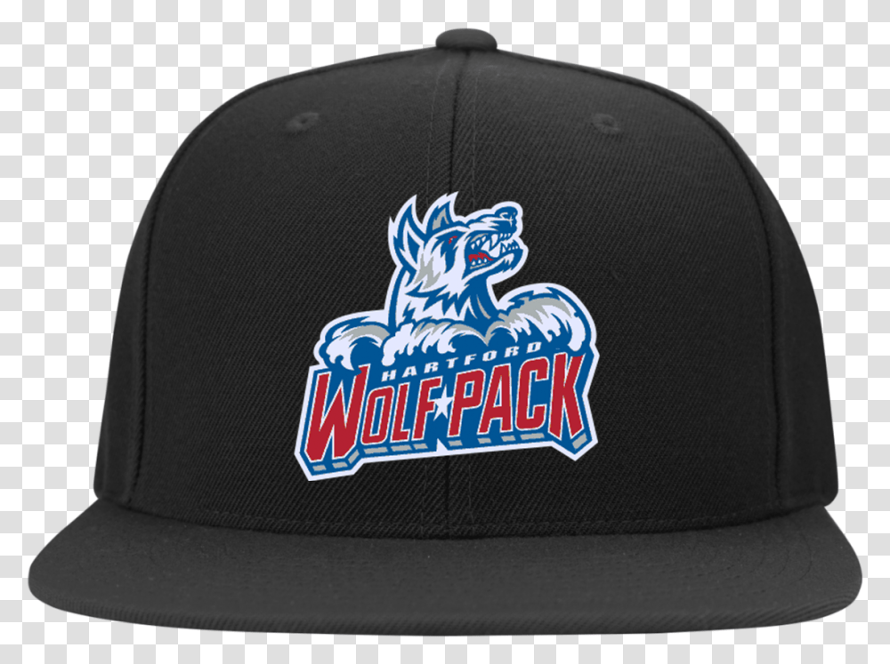 Hartford Wolf Pack Flat Bill High Profile Snapback Hartford Wolf Pack Hat, Apparel, Baseball Cap Transparent Png