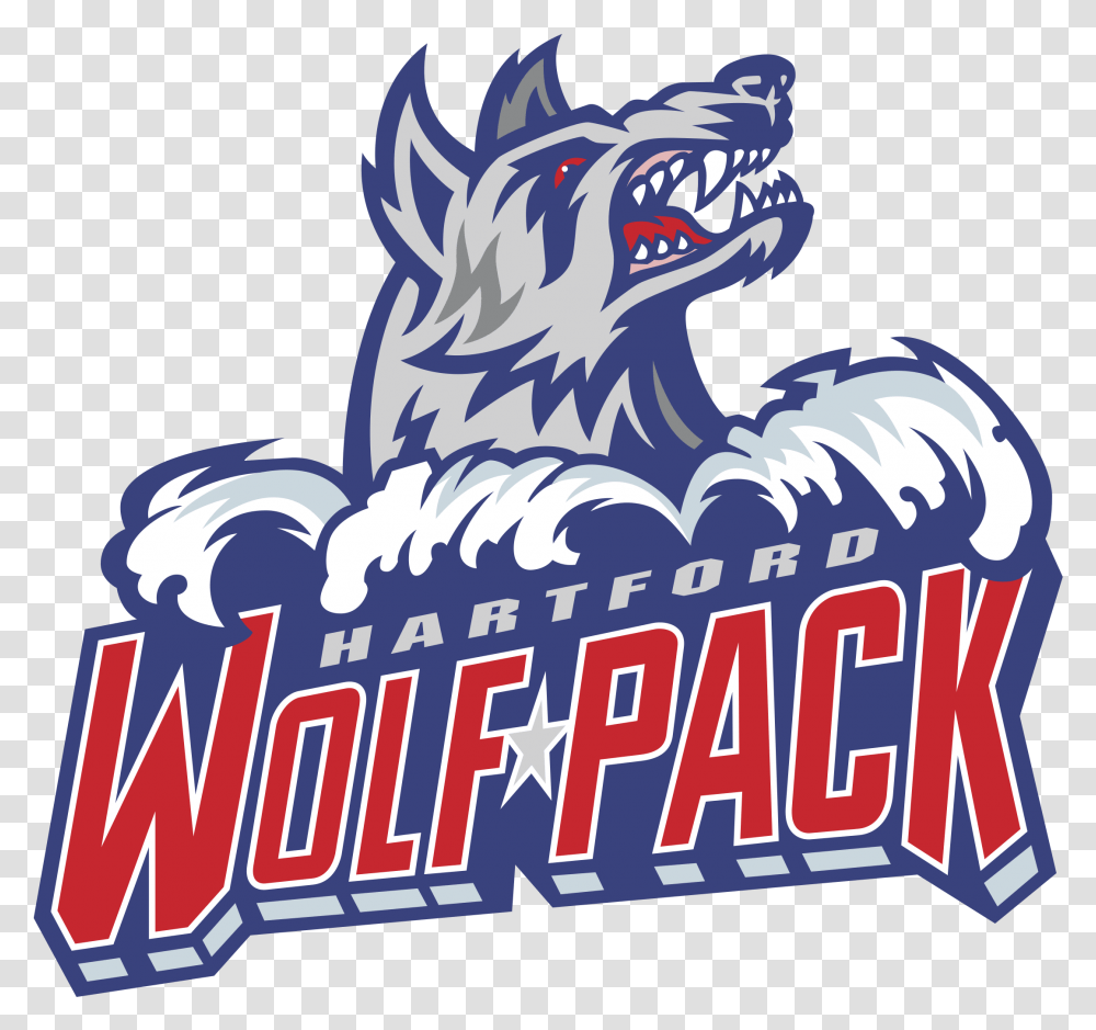 Hartford Wolf Pack Logo, Animal, Word Transparent Png