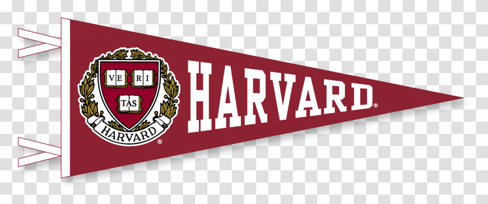 Harvard Pennant With Seal Iu Pennant, Logo, Trademark, Word Transparent Png