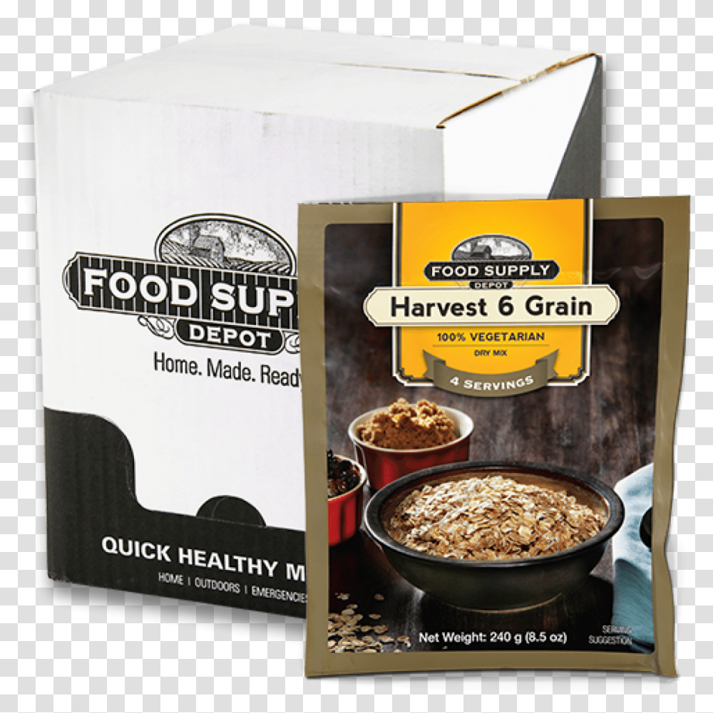 Harvest 6 Grain Multigrain Cereal Box Breakfast Cereal, Food, Meal, Dessert, Dish Transparent Png