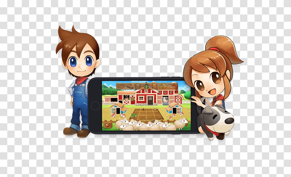 Harvest Moon Lil Farmers Looks Like Fun Times For The Little, Electronics, Computer, Tablet Computer Transparent Png