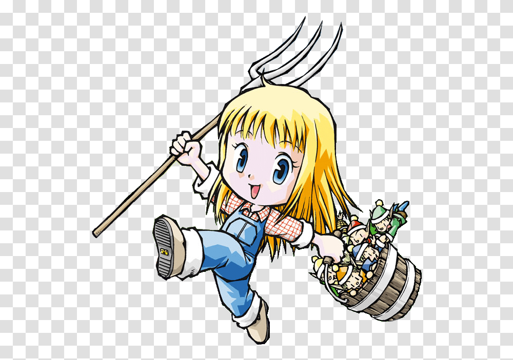 Harvest Moon More Friends Of Mineral Town Claire, Person, Human, People, Photography Transparent Png