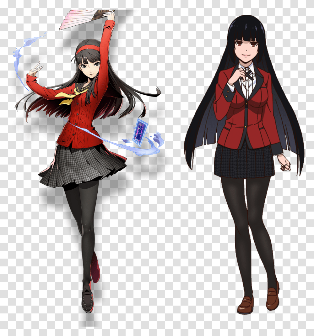 Has Anyone Ever Noticed How Similar Yukiko Persona 4 And Yumeko Jabami, Clothing, Costume, Long Sleeve, Female Transparent Png