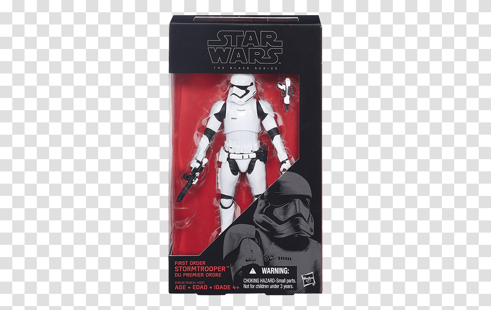 Hasbro 6 Inch Stormtrooper The Black Series, Poster, Advertisement, Person, Human Transparent Png