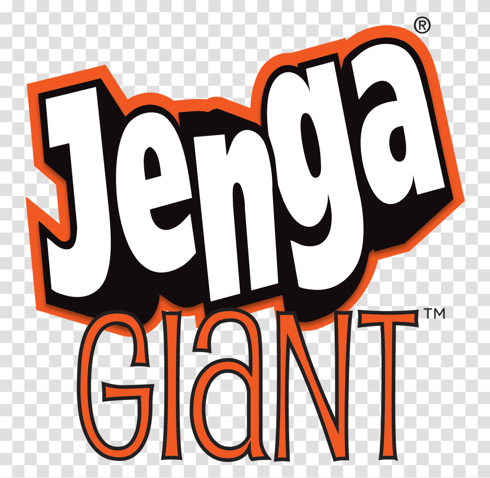 Hasbro Jenga Rules Game Download Jenga Clipart Giant Jenga Logo, Text, Alphabet, Word, Poster Transparent Png