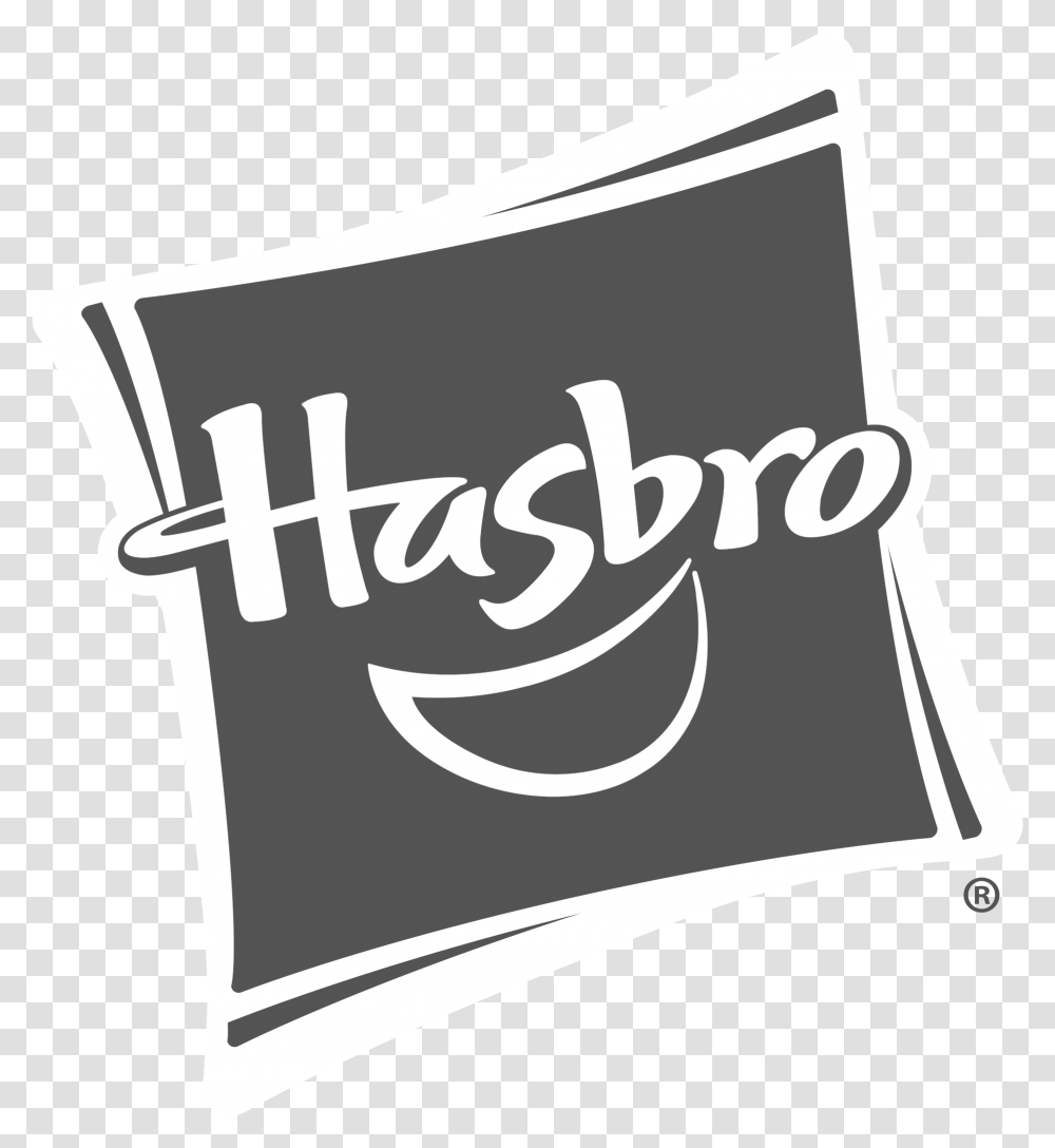 Hasbro Logo White Hasbro, Word, Text, Alphabet, Pillow Transparent Png