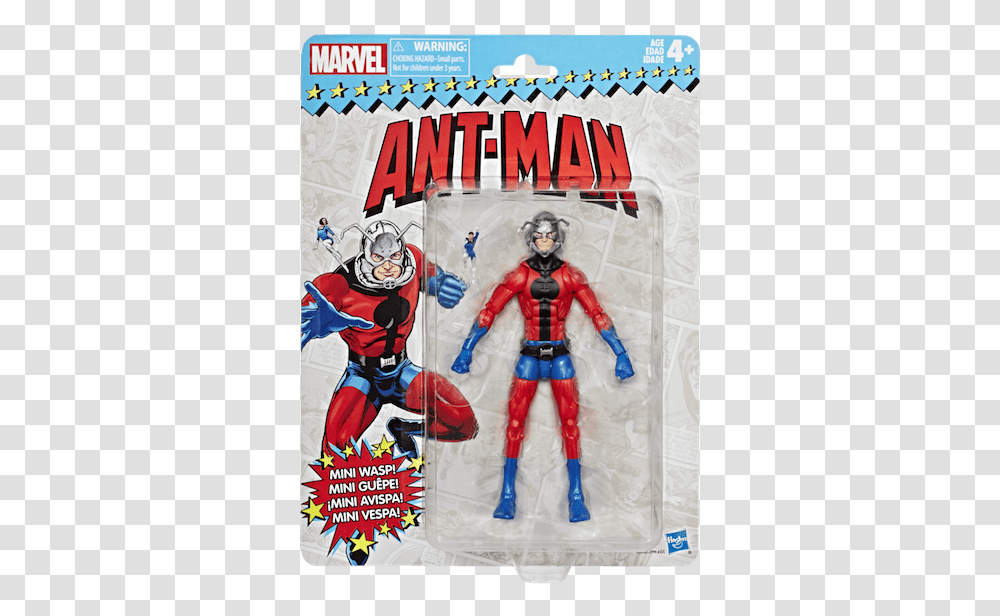 Hasbro Marvel Legends 6 Vintage Ant Man Amp Wasp Figure Ant Man Marvel Legends Figure, Person, Human, Poster, Advertisement Transparent Png