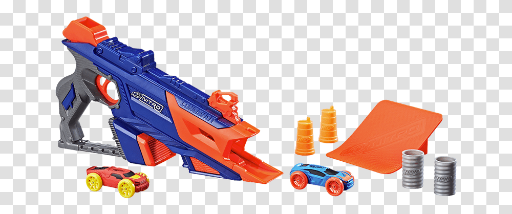 Hasbro Nerf Hot Rocket Flying Car Series Blast Launcher Nerf Nitro Longshot Smash, Toy Transparent Png