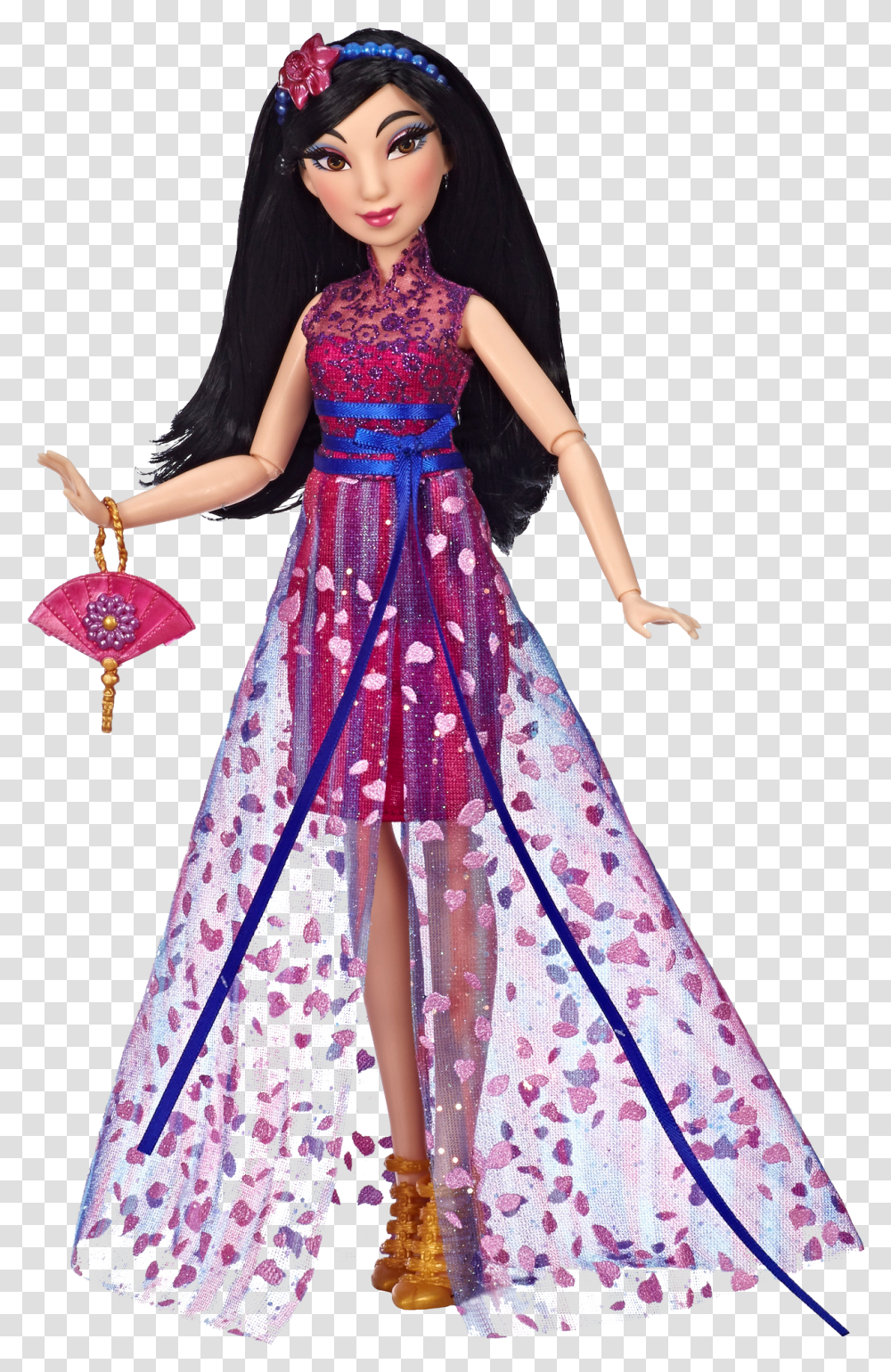 Hasbro Princessedisneystyledeluxemulanpng Disney Princess Style Series Dolls, Clothing, Dress, Female, Person Transparent Png