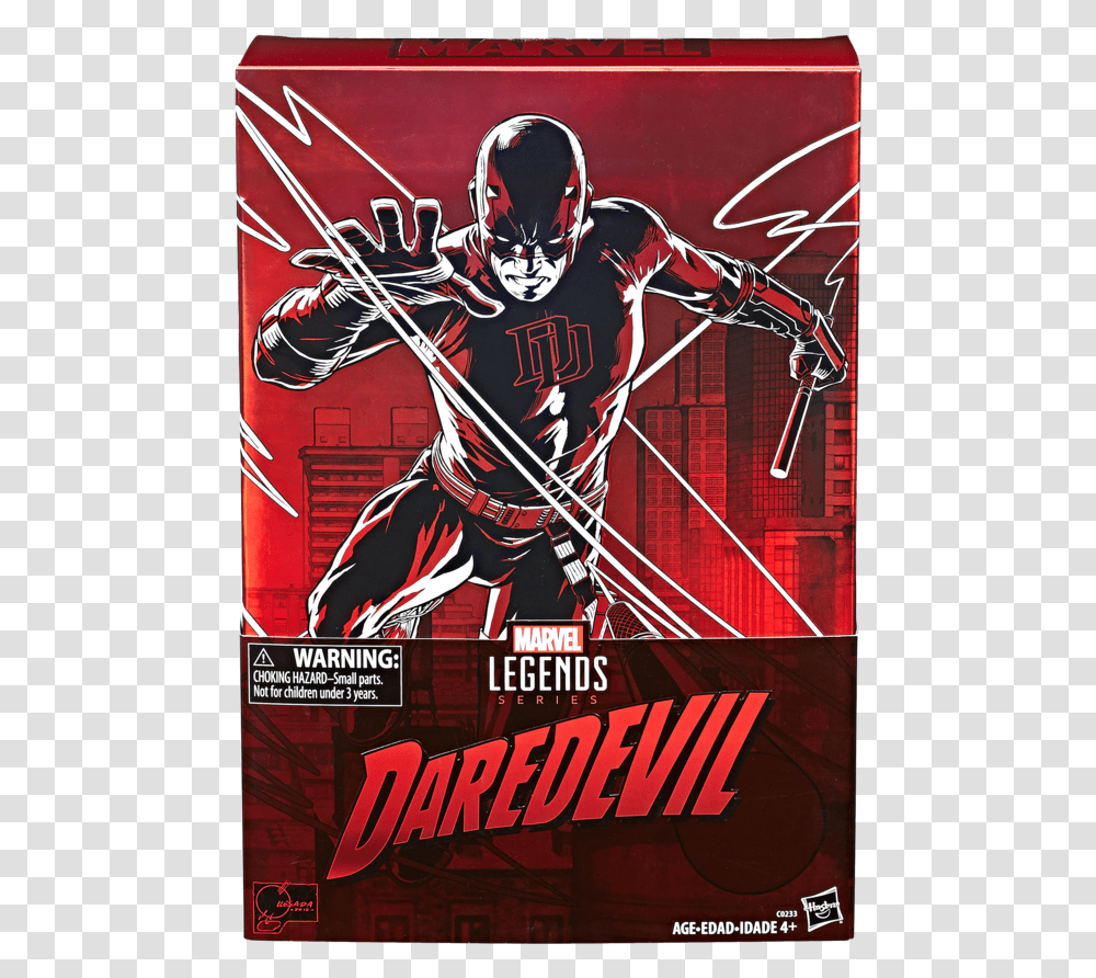 Hasbro Sdcc 2017 Exclusive Marvel Legends 12 Inch Daredevil, Poster, Advertisement, Flyer, Paper Transparent Png