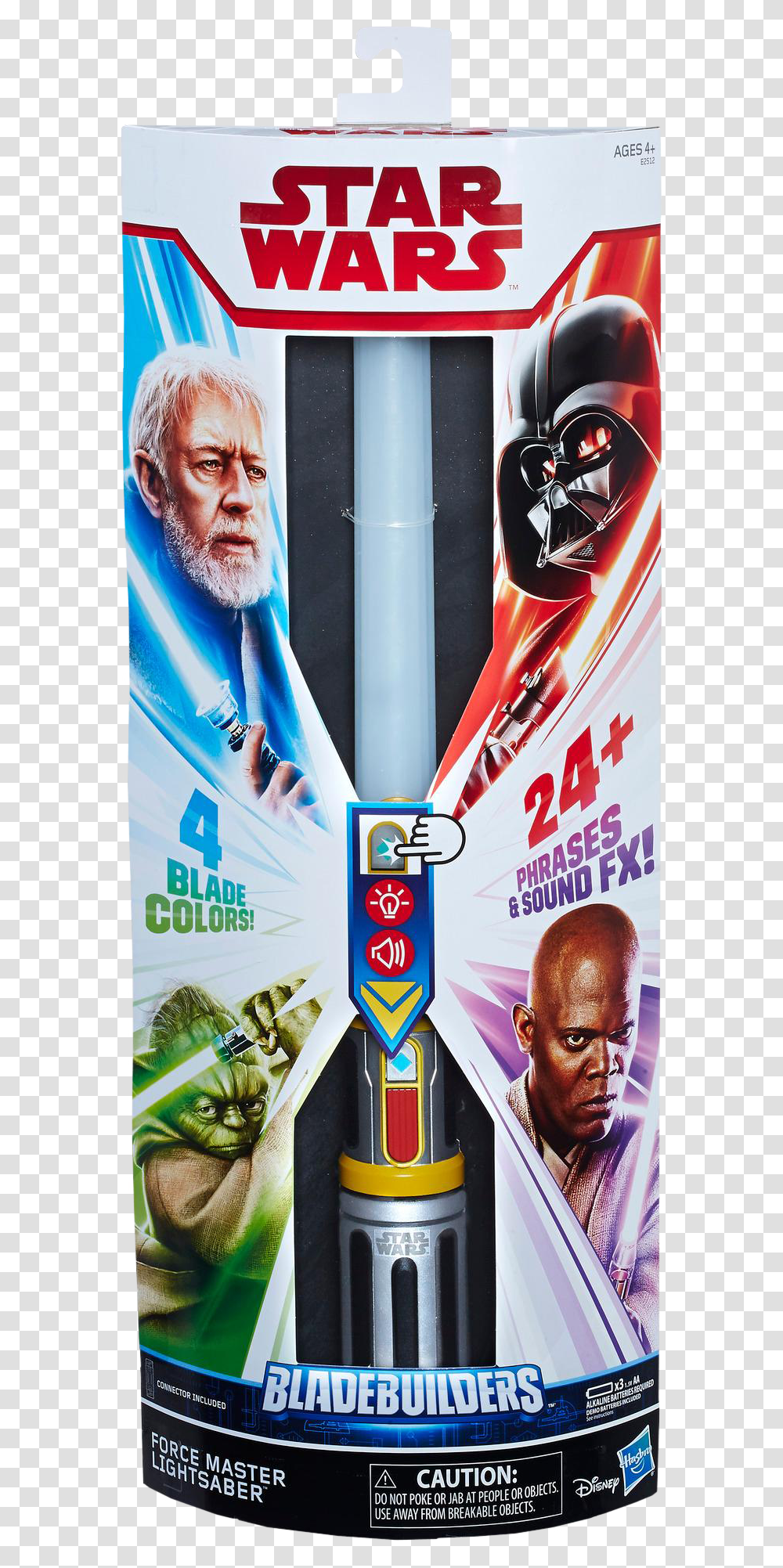 Hasbro Star Wars Bladebuilders Force Master Lightsaber, Poster, Advertisement, Flyer, Paper Transparent Png