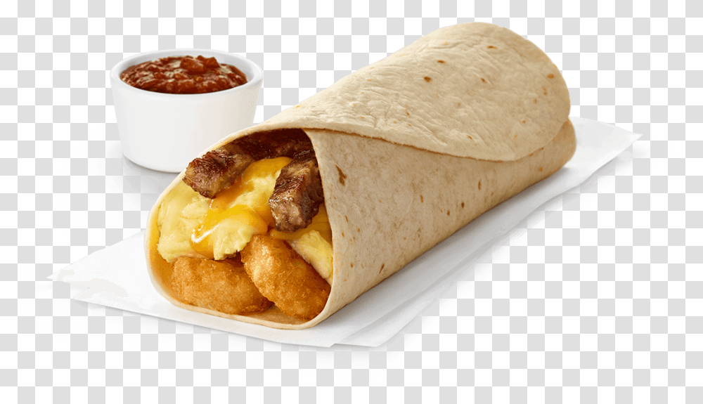 Hash Brown Scramble Burrito Sausage, Food, Bread, Meal, Dish Transparent Png