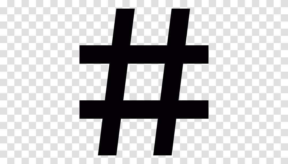 Hashtag, Cross, Arrow, Stencil Transparent Png