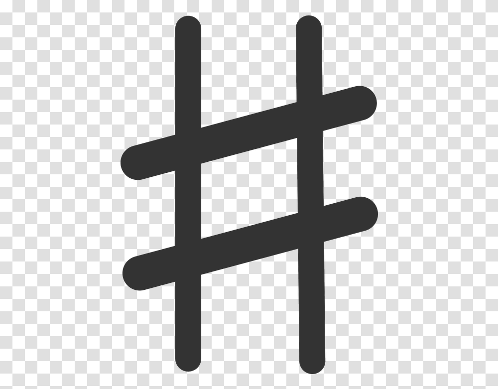 Hashtag Gate Symbol Music Sharp, Cross, Grille, Road, Text Transparent Png