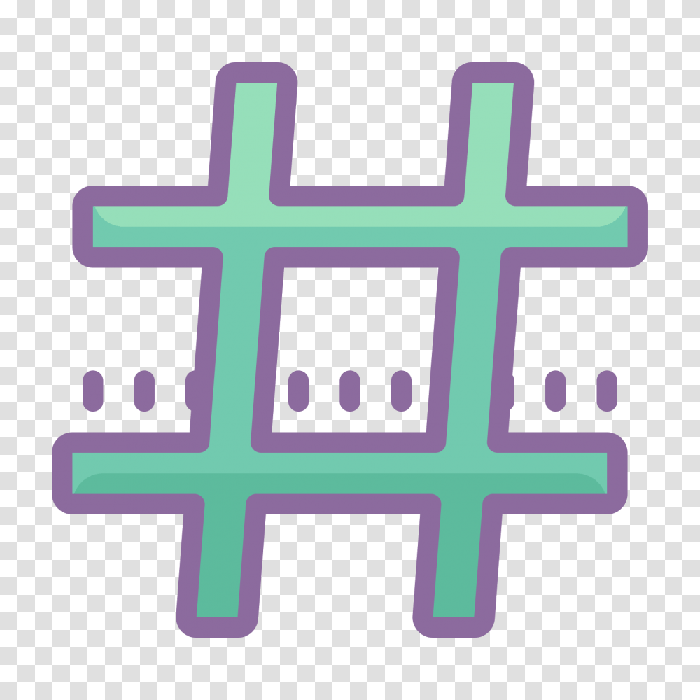 Hashtag Icono, Cross, Word Transparent Png