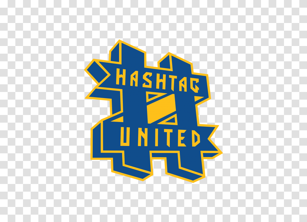 Hashtag United Logo Hashtag United, Text, Alphabet, First Aid, Symbol Transparent Png