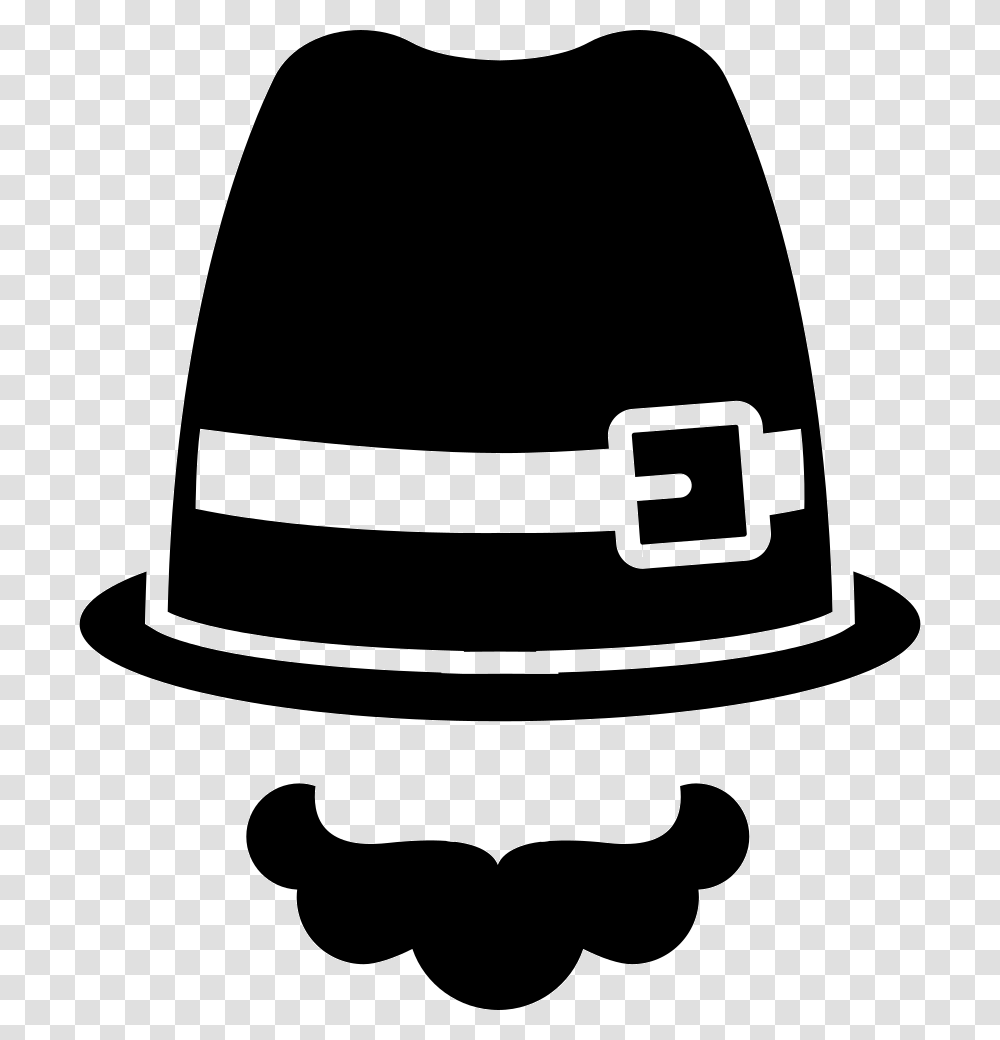 Hat And Moustache Comments Fancy Hat Clip Art, Apparel, Baseball Cap, Person Transparent Png