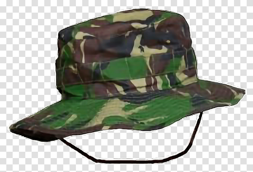 Hat Armyhat Adventurehat Green, Apparel, Military Uniform, Camouflage Transparent Png