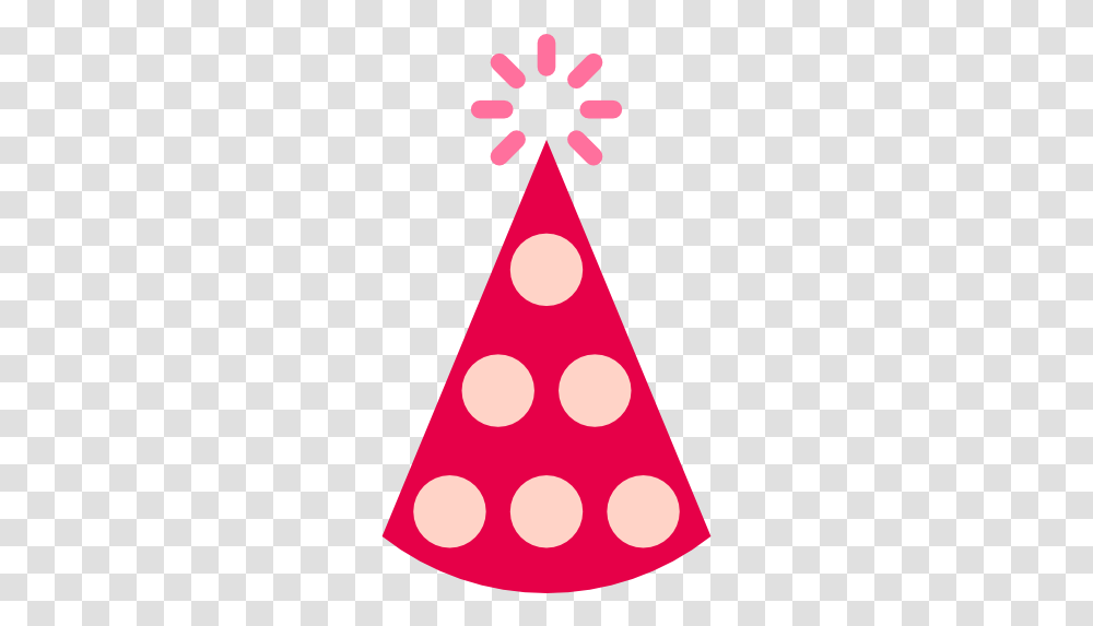 Hat Celebration Birthday And Party Party Icons, Clothing, Apparel, Party Hat, Cone Transparent Png