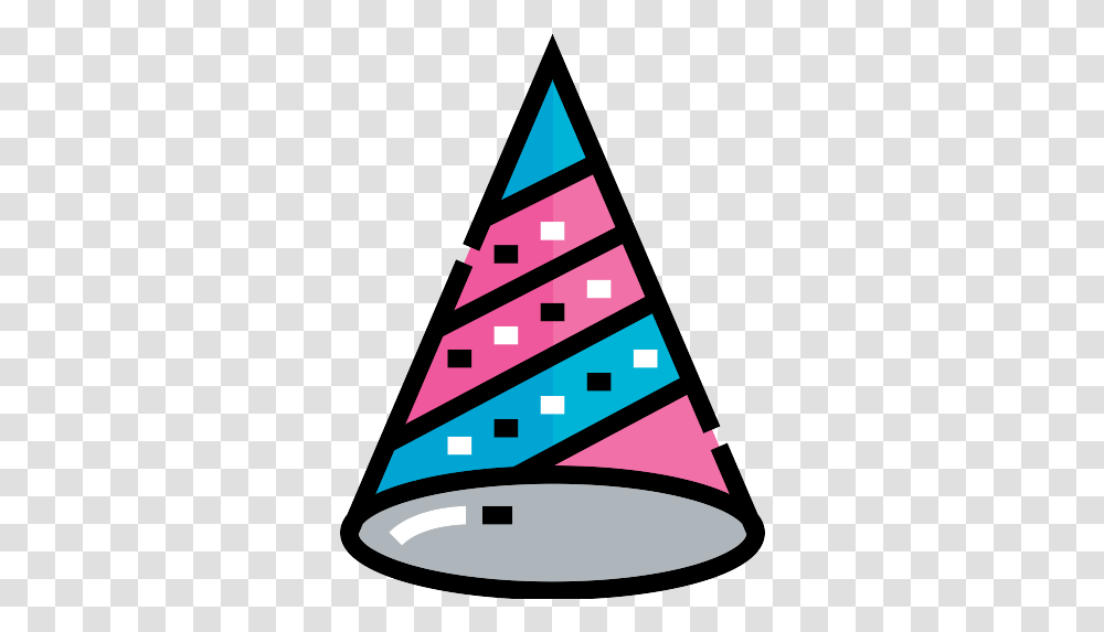 Hat Celebration Icon Triangle, Clothing, Apparel, Party Hat, Tree Transparent Png