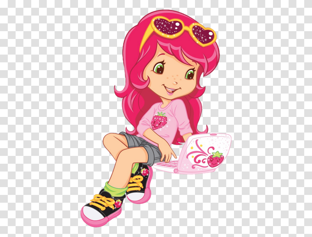 Hat Clipart Strawberry Shortcake Color Book Strawberry Shortcake, Person, Indoors, Room, Female Transparent Png
