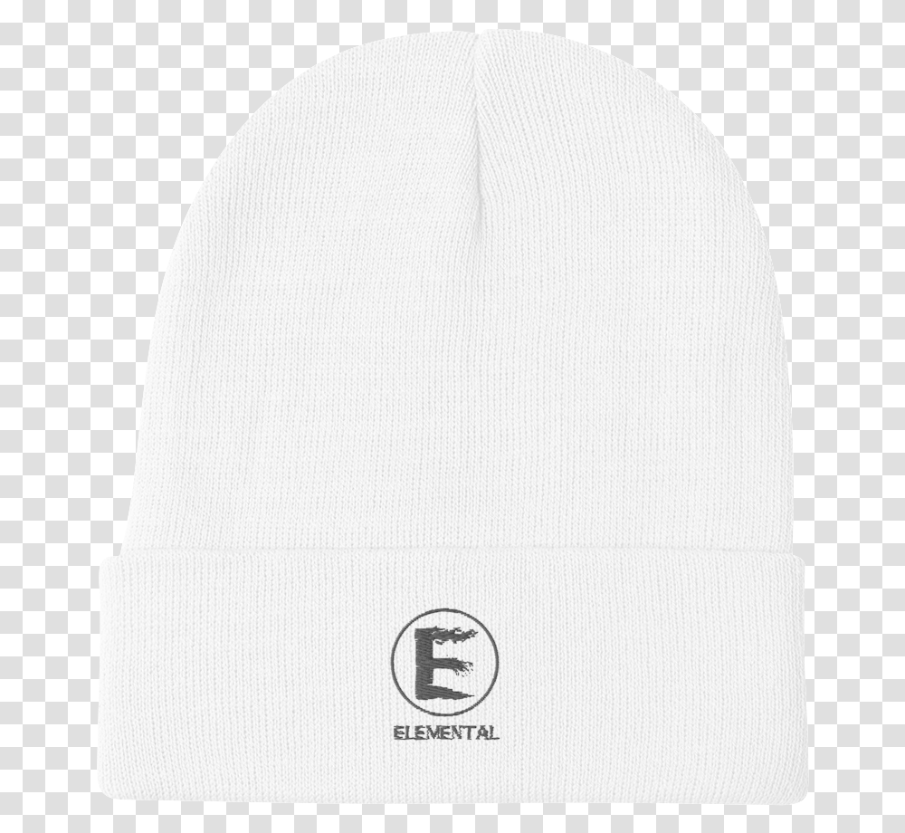 Hat Emblem Mockup Front Default White Beanie, Apparel, Cap, Rug Transparent Png