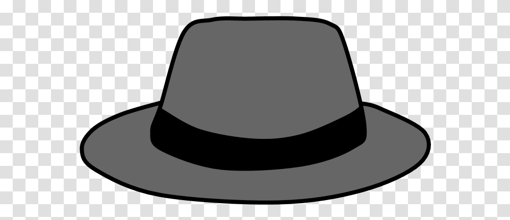 Hat Fedora Gray Black Band Fedora, Apparel, Cowboy Hat, Sun Hat Transparent Png