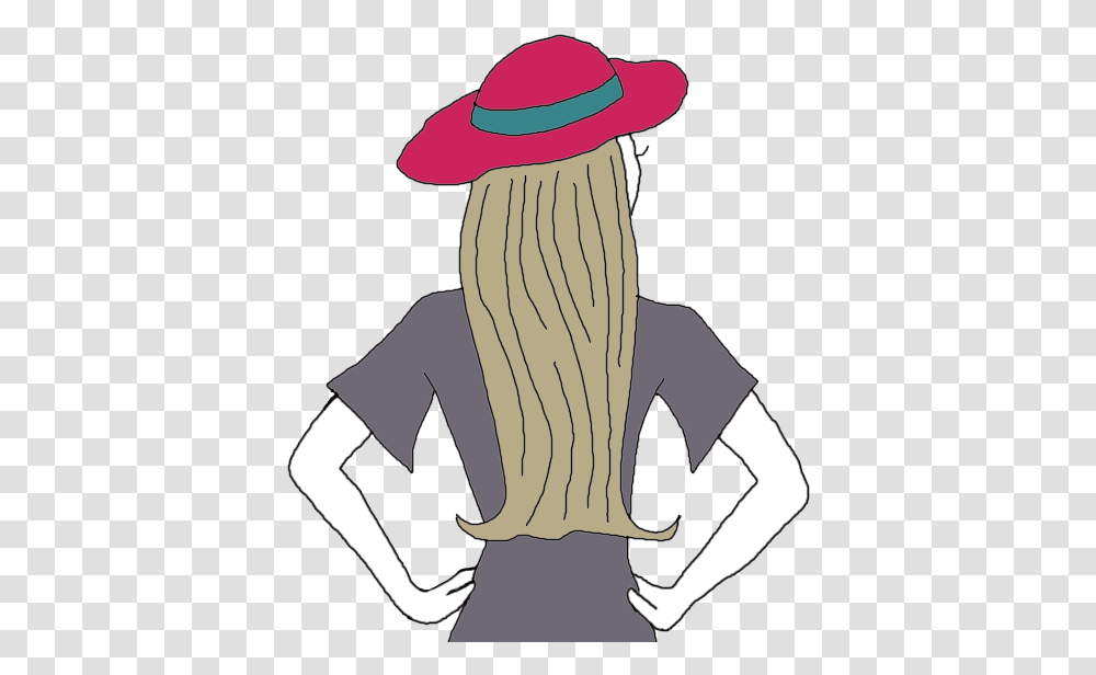 Hat Girl, Pants, Sun Hat, Person Transparent Png