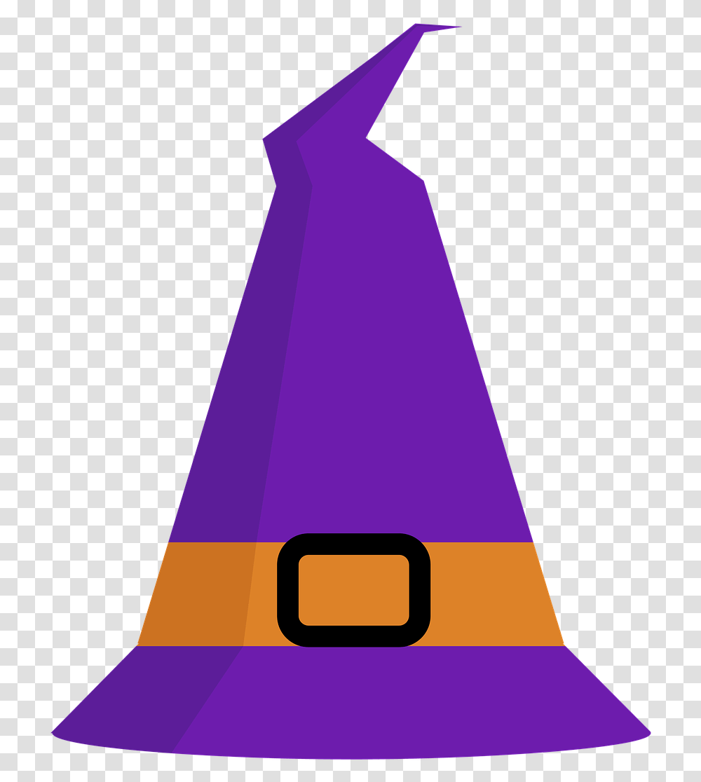 Hat Halloween Witch Costume, Clothing, Apparel, Party Hat, Cone Transparent Png