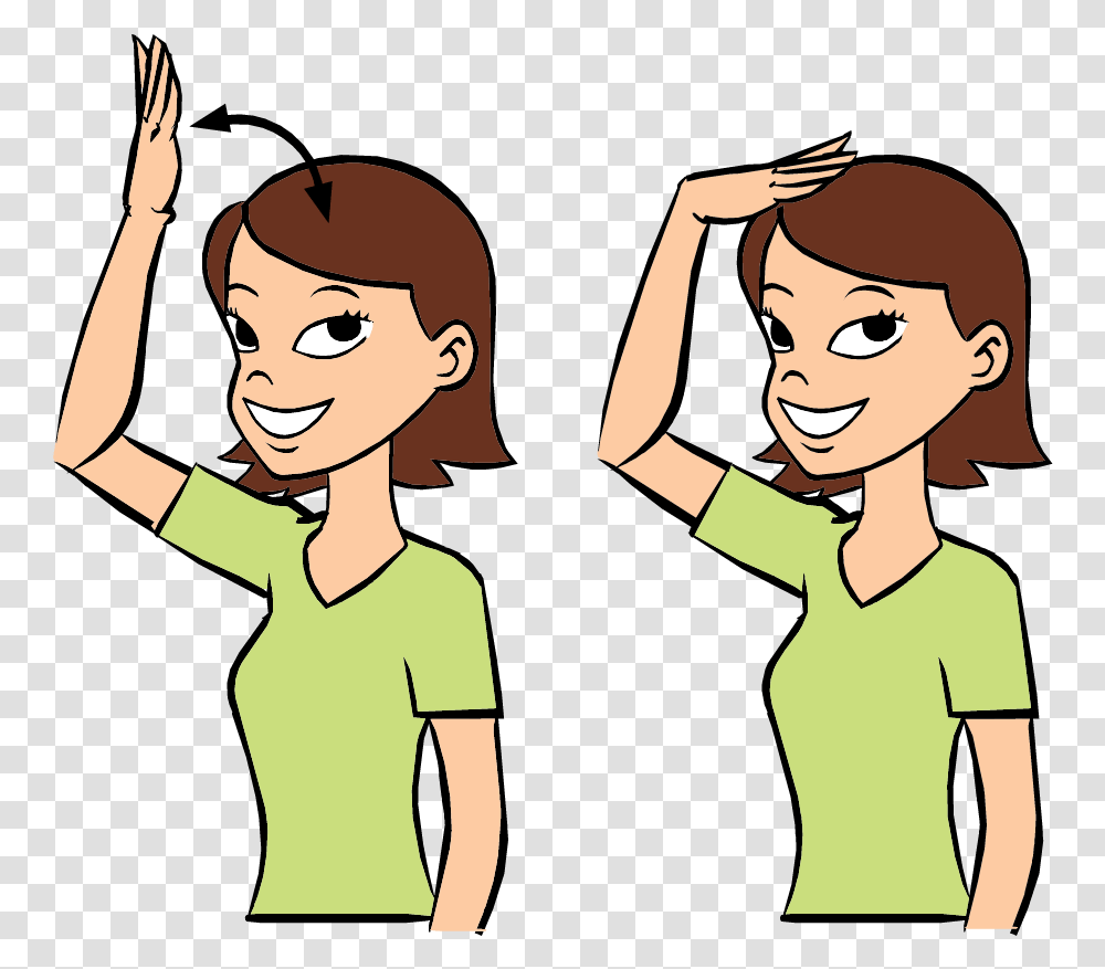 Hat Hat In Sign Language, Person, Face, Green, Sleeve Transparent Png
