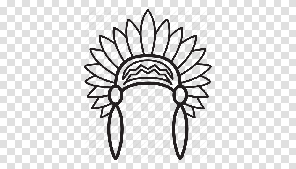 Hat Headwear Indian Indianheaddress Warbonnet Icon, Chair, Furniture, Rug, Bench Transparent Png