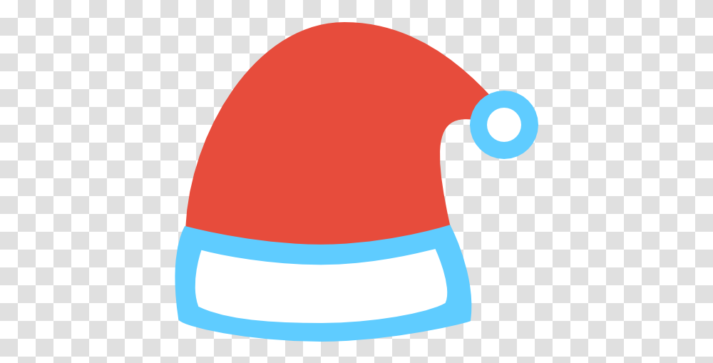 Hat Icon Christmas Flat Color Iconset Icons8 Pixel Christmas Hat, Baseball Cap, Clothing, Apparel, Food Transparent Png