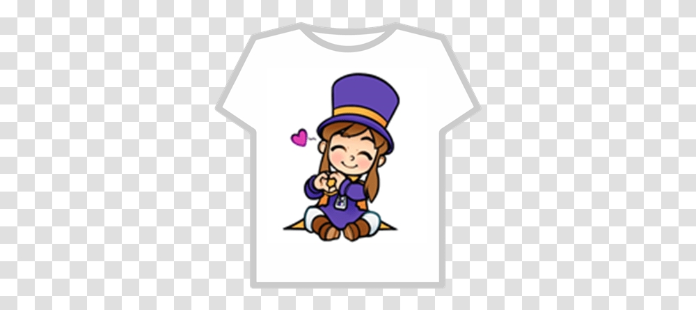 Hat Kid T Shirt Roblox Chicas, Clothing, Number, Symbol, Text Transparent Png