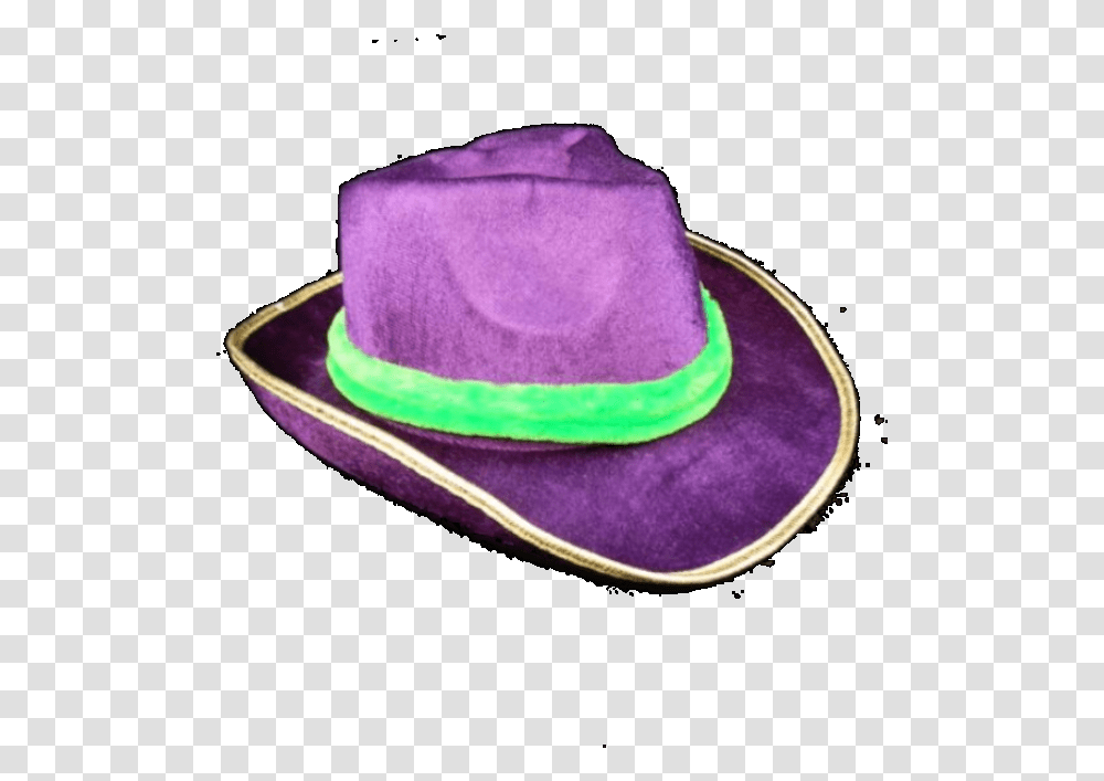 Hat Mardi Gras Fedora Cowboy Hat, Clothing, Apparel, Sombrero, Birthday Cake Transparent Png