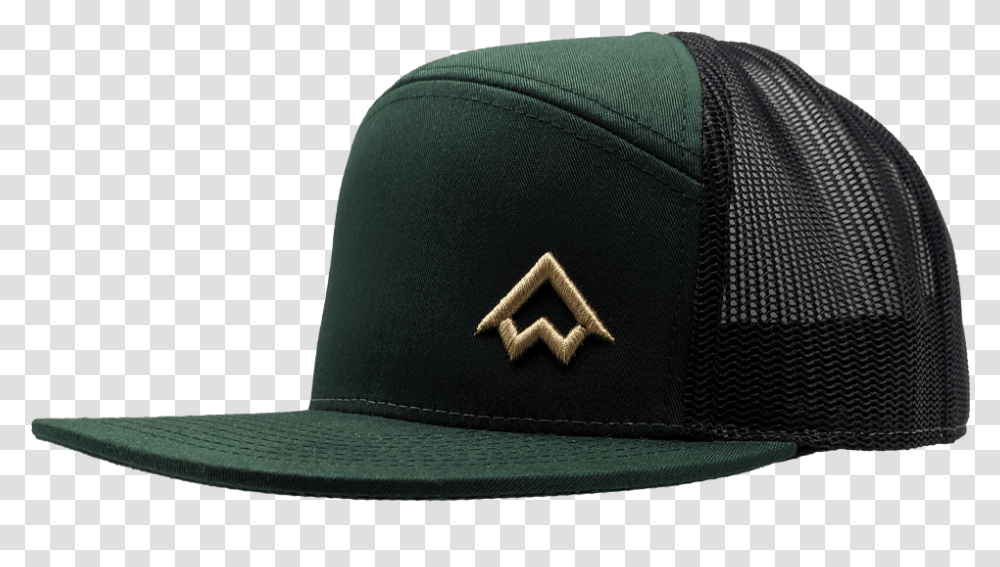 Hat Nwco Icon 3d Puff Dark Greenblack 7panel Trucker Hat For Baseball, Clothing, Apparel, Baseball Cap, Logo Transparent Png